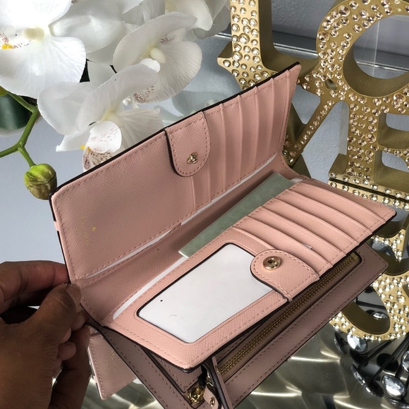 Kate Spade Stacy Laurel Way Jeweled Bow Wallet - Picture 4 of 8